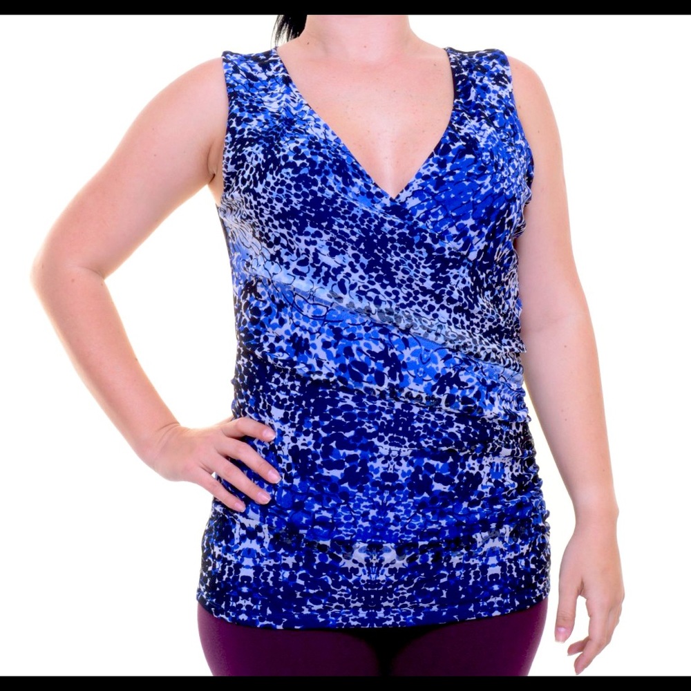 INC International Concepts Animal Print Stretchy Top